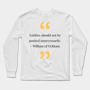 philosophy quotes Long Sleeve T-Shirt